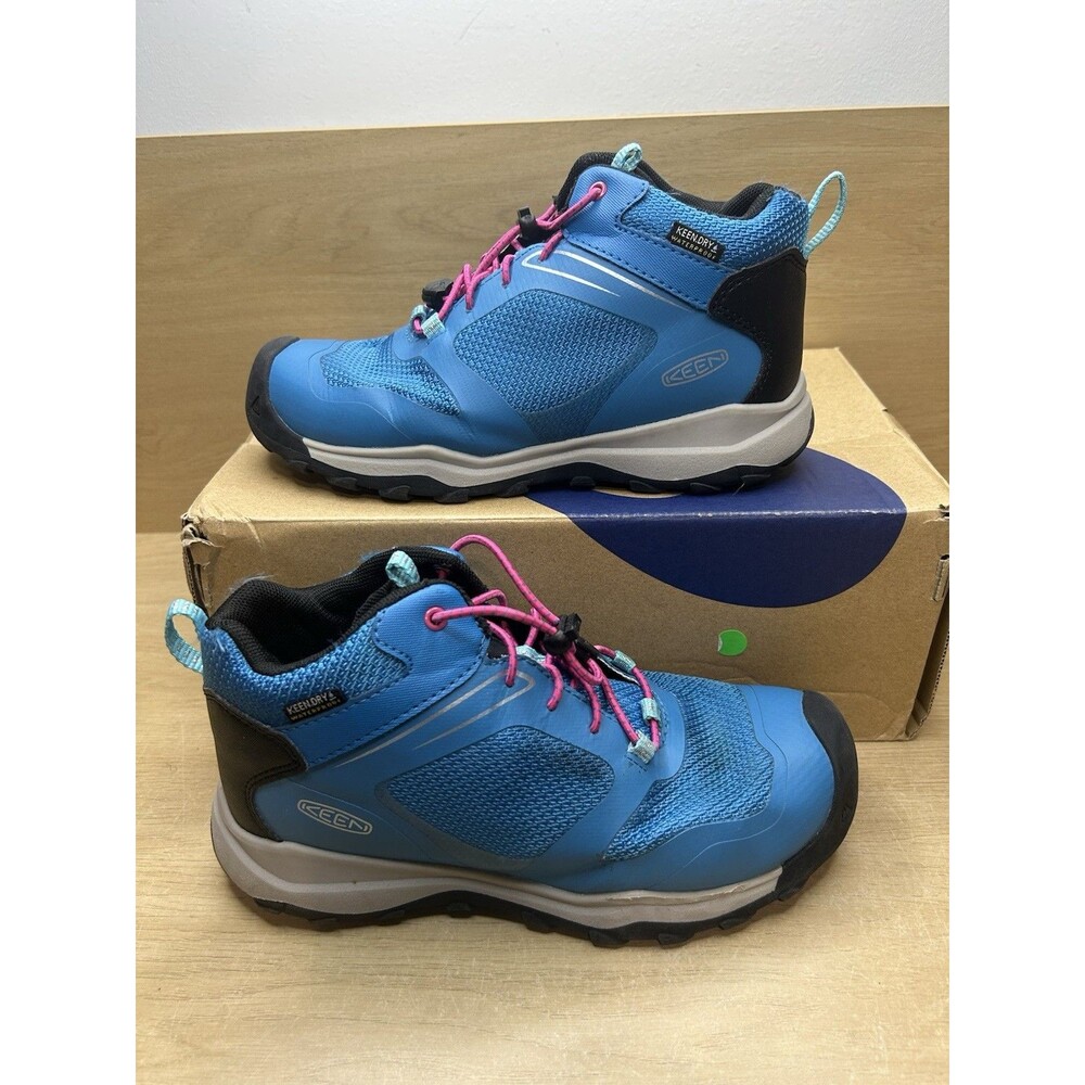 Girl's Hiking KEEN Kids Wanduro Mid Waterproof (Toddler/Little Kid) Size 2